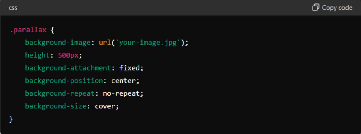 Parallax-Scrolling coding